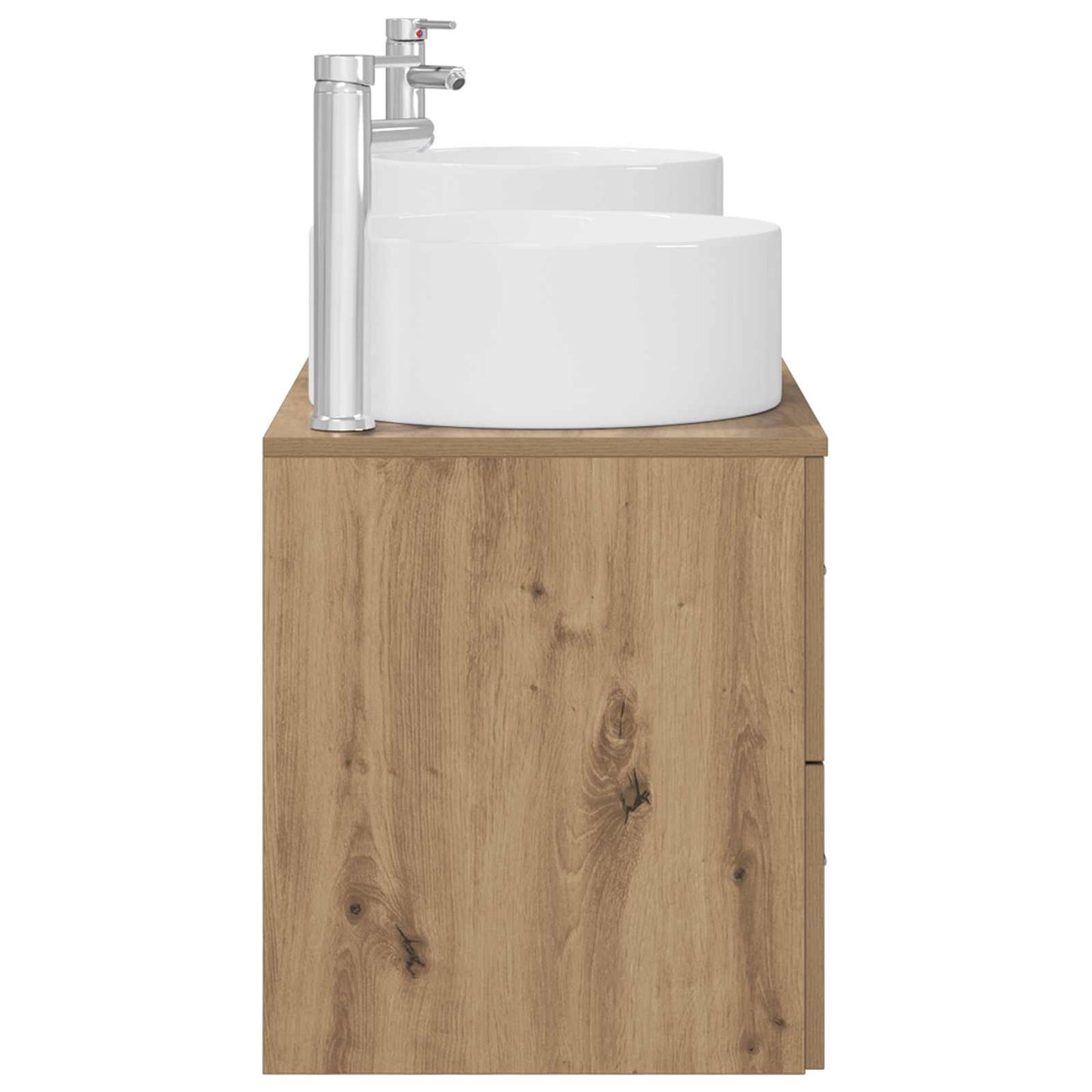 Badezimmermöbel-Set 3 Stk. Artisan-Eiche 49,5 x 44,5 x 65,5 cm