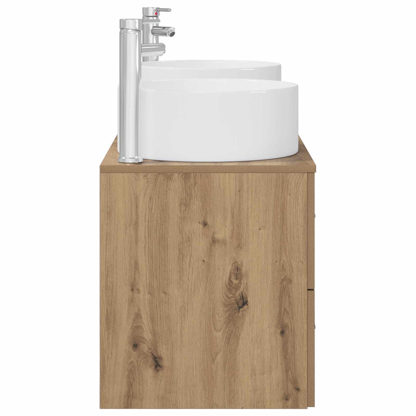 Badezimmermöbel-Set 3 Stk. Artisan-Eiche 49,5 x 44,5 x 65,5 cm