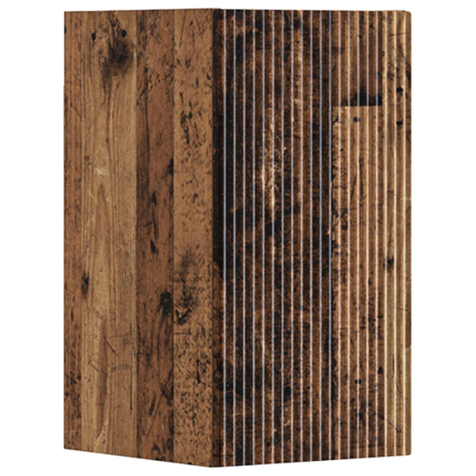 Badezimmermöbel-Set 3 stk. Altholz 33 x 34,5 x 160 cm