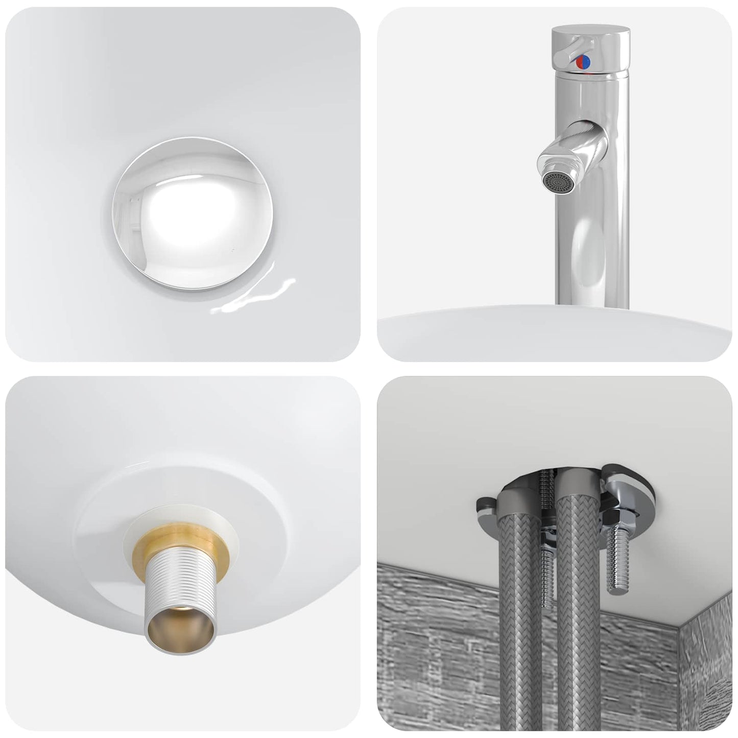 Badezimmermöbel-Set 3 stk. Grau Sonoma 33 x 34,5 x 160 cm