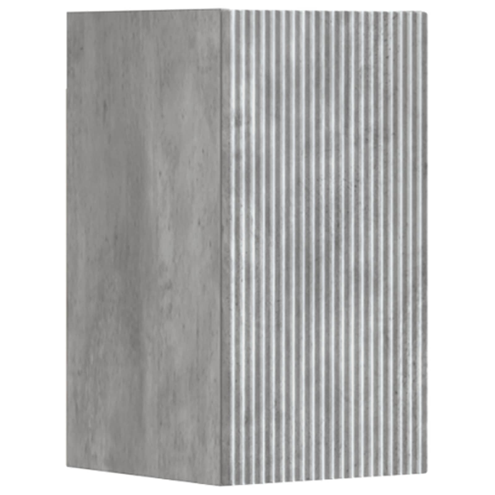 Badezimmermöbel-Set 3 stk. Betongrau 33 x 34,5 x 160 cm