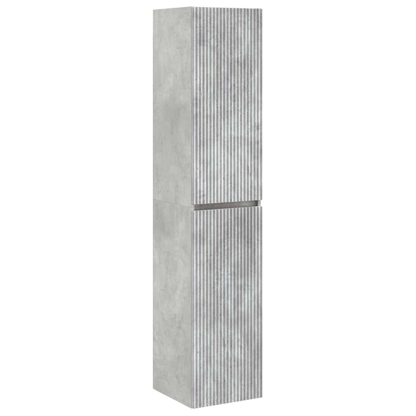 Badezimmermöbel-Set 3 stk. Betongrau 33 x 34,5 x 160 cm