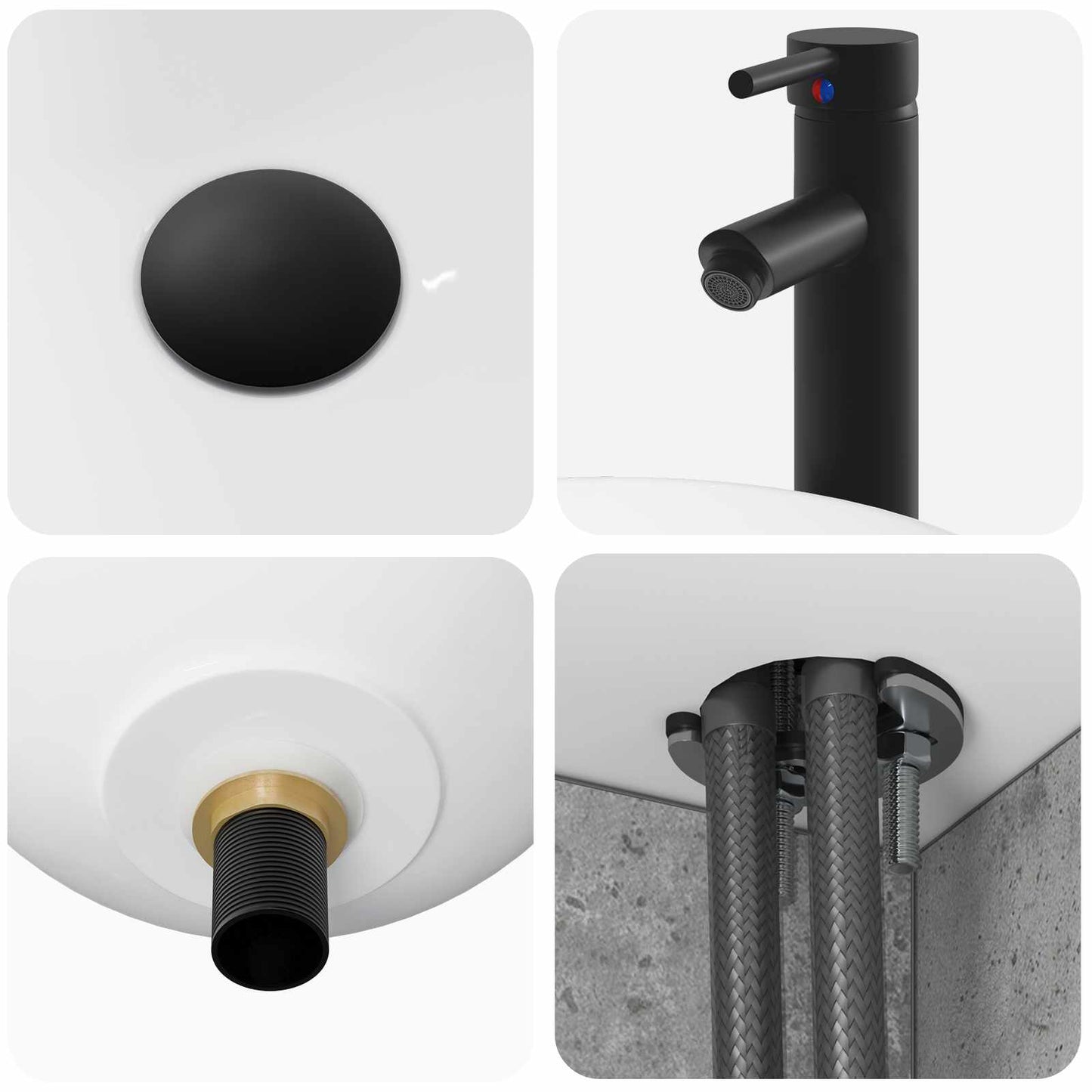 Badezimmermöbel-Set 3 stk. Betongrau 33 x 34,5 x 160 cm