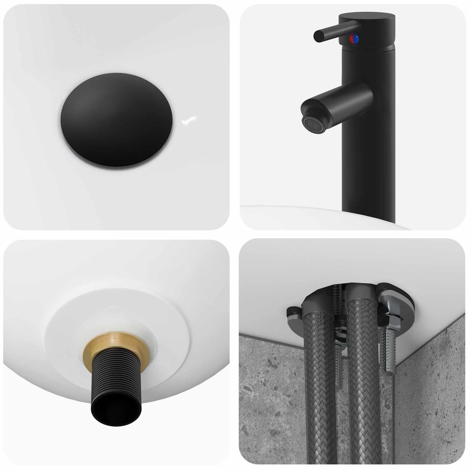 Badezimmermöbel-Set 3 stk. Betongrau 33 x 34,5 x 160 cm
