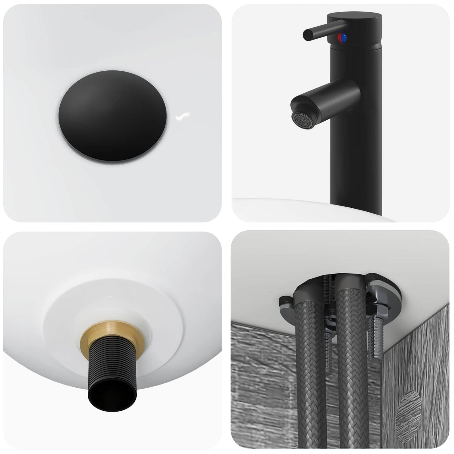 Badezimmermöbel-Set 3 stk. Grau Sonoma 33 x 34,5 x 160 cm