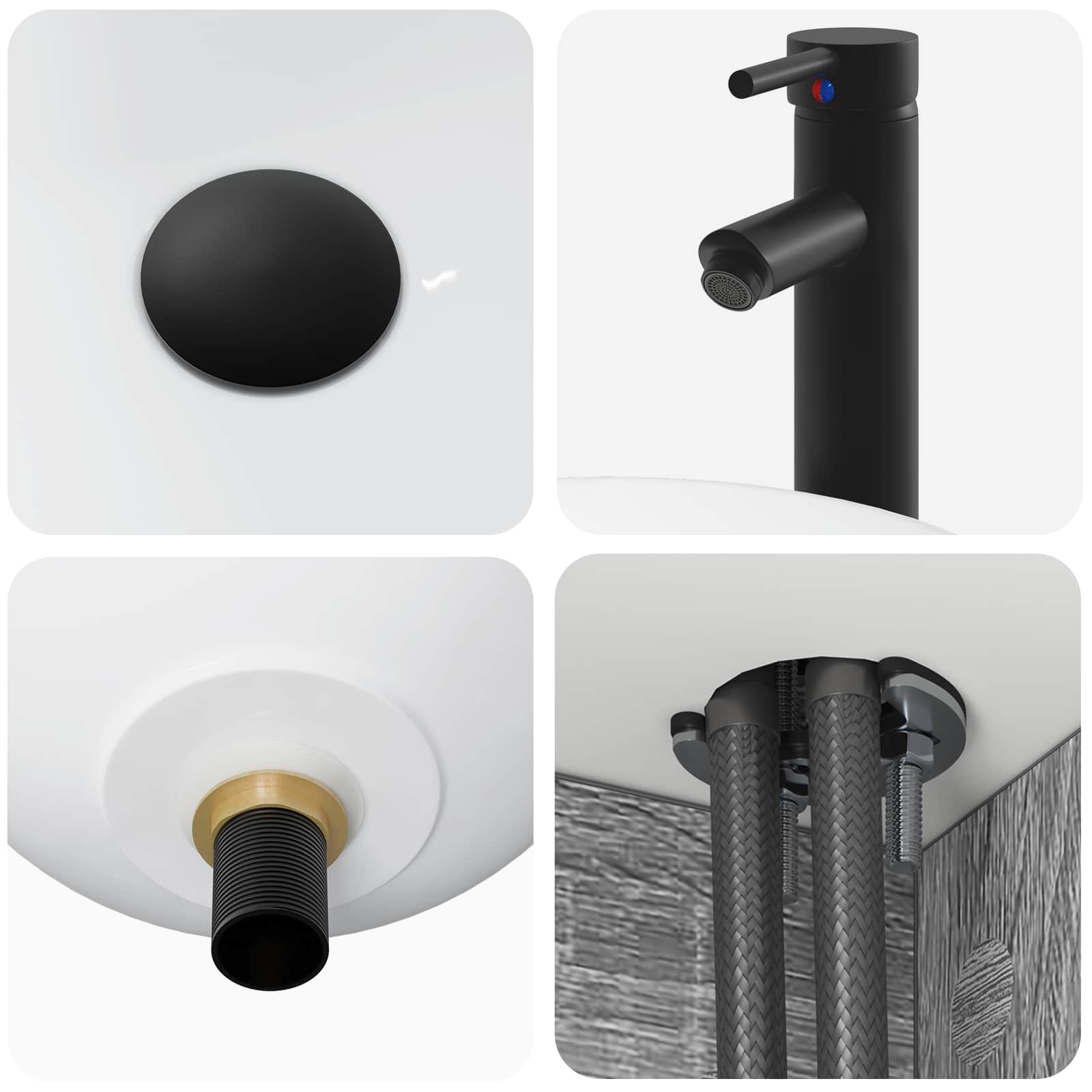 Badezimmermöbel-Set 3 stk. Grau Sonoma 33 x 34,5 x 160 cm