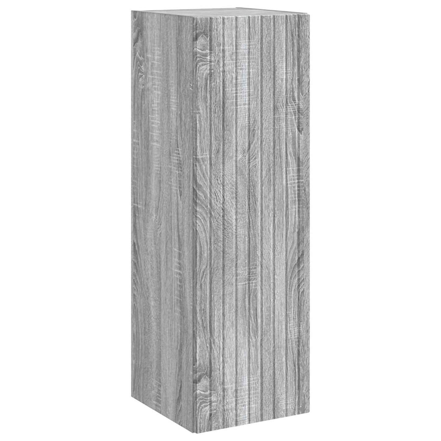 Badezimmermöbel-Set 3 stk. Grau Sonoma 33 x 34,5 x 160 cm