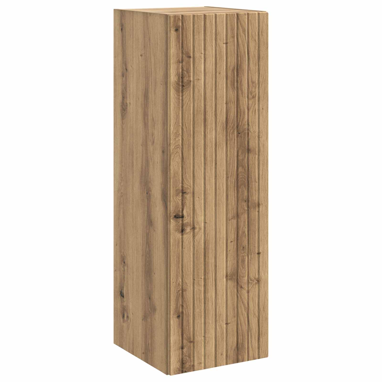 Badezimmermöbel-Set 3 Stk. Artisan-Eiche 33 x 34,5 x 160 cm