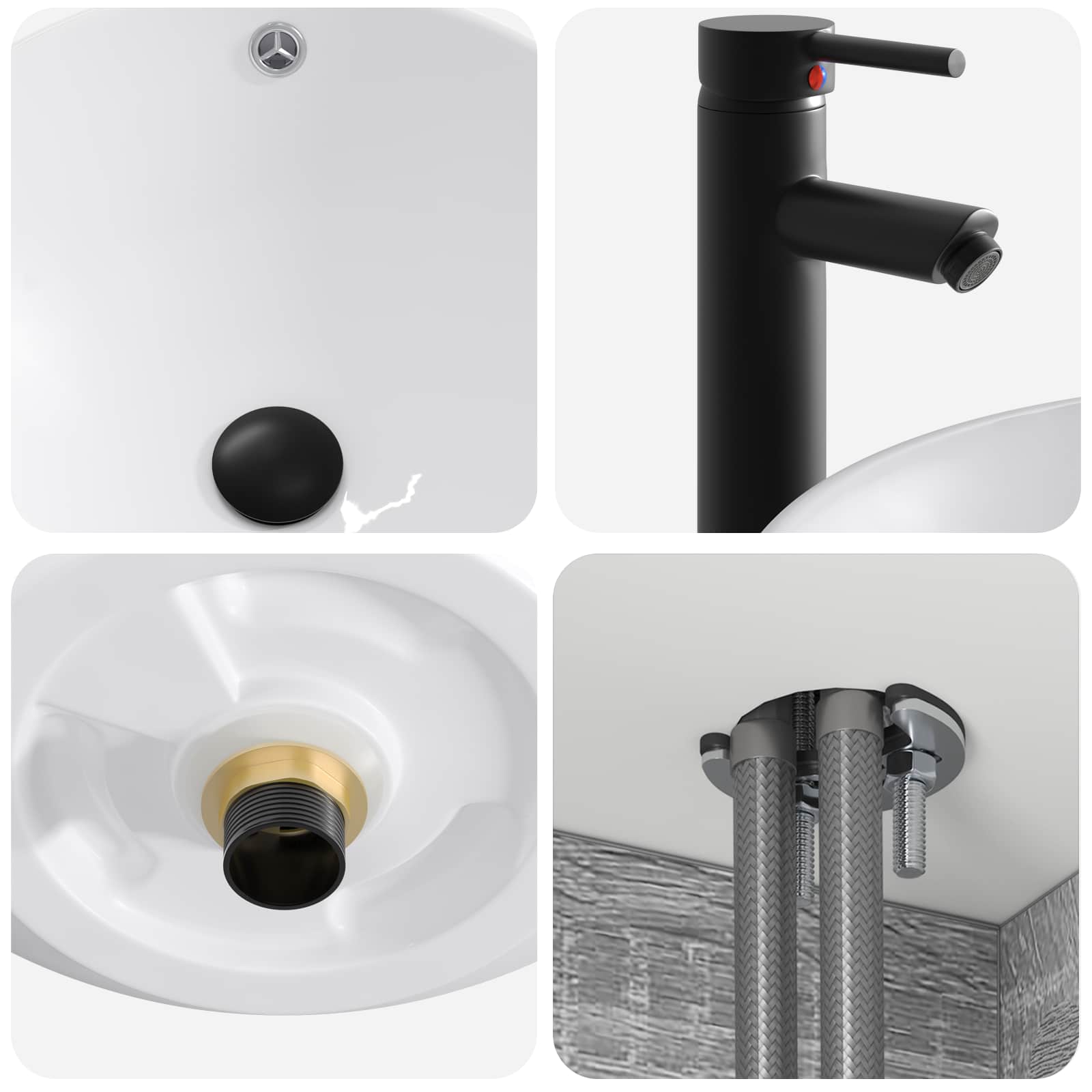 Badezimmermöbel-Set 2 stk. Grau Sonoma 33 x 34,5 x 100 cm