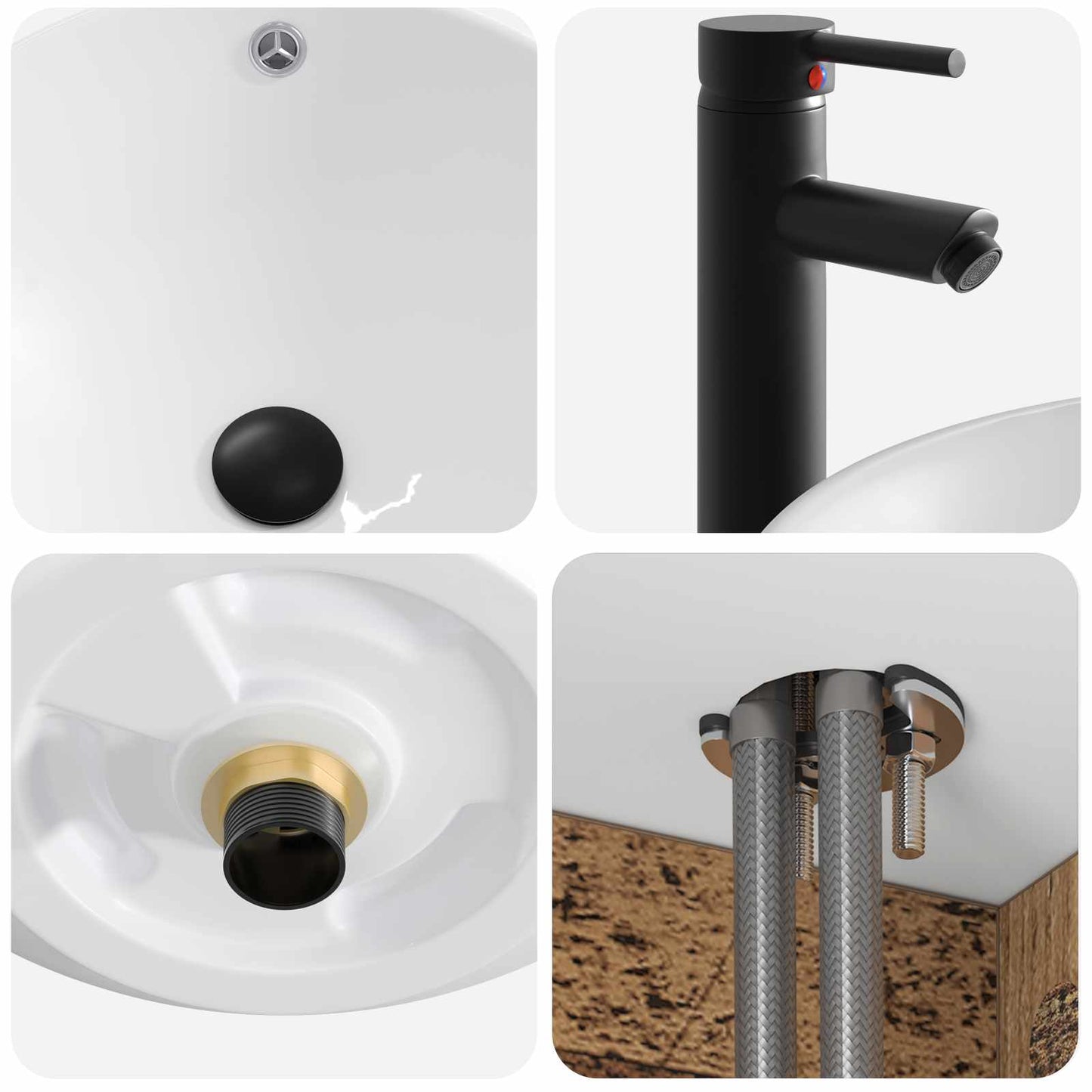 Badezimmermöbel-Set 2 stk. Altholz 33 x 34,5 x 100 cm