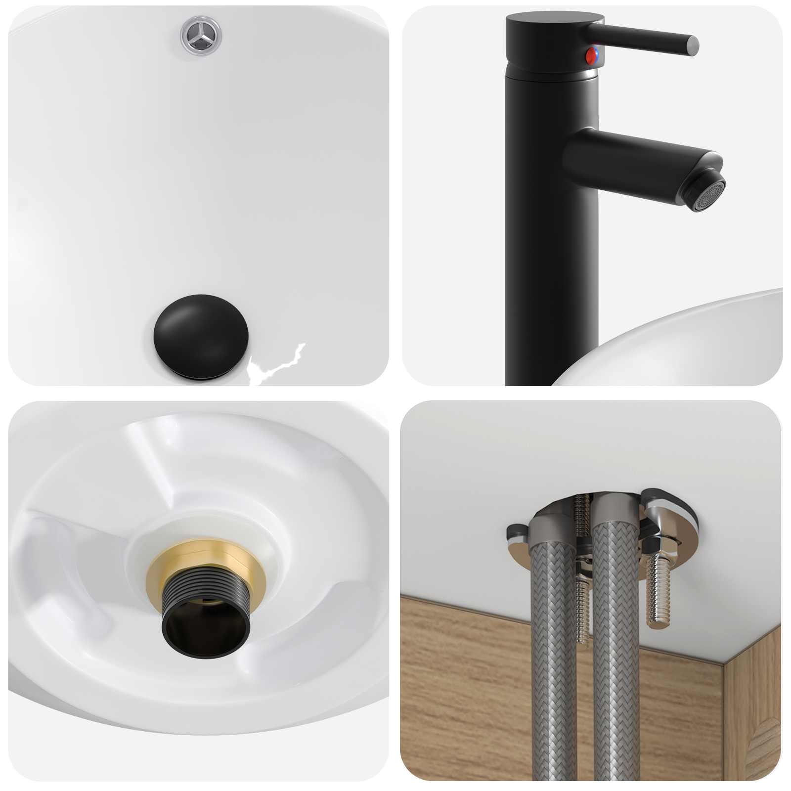 Badezimmermöbel-Set 2 Stk. Artisan-Eiche 33 x 34,5 x 100 cm