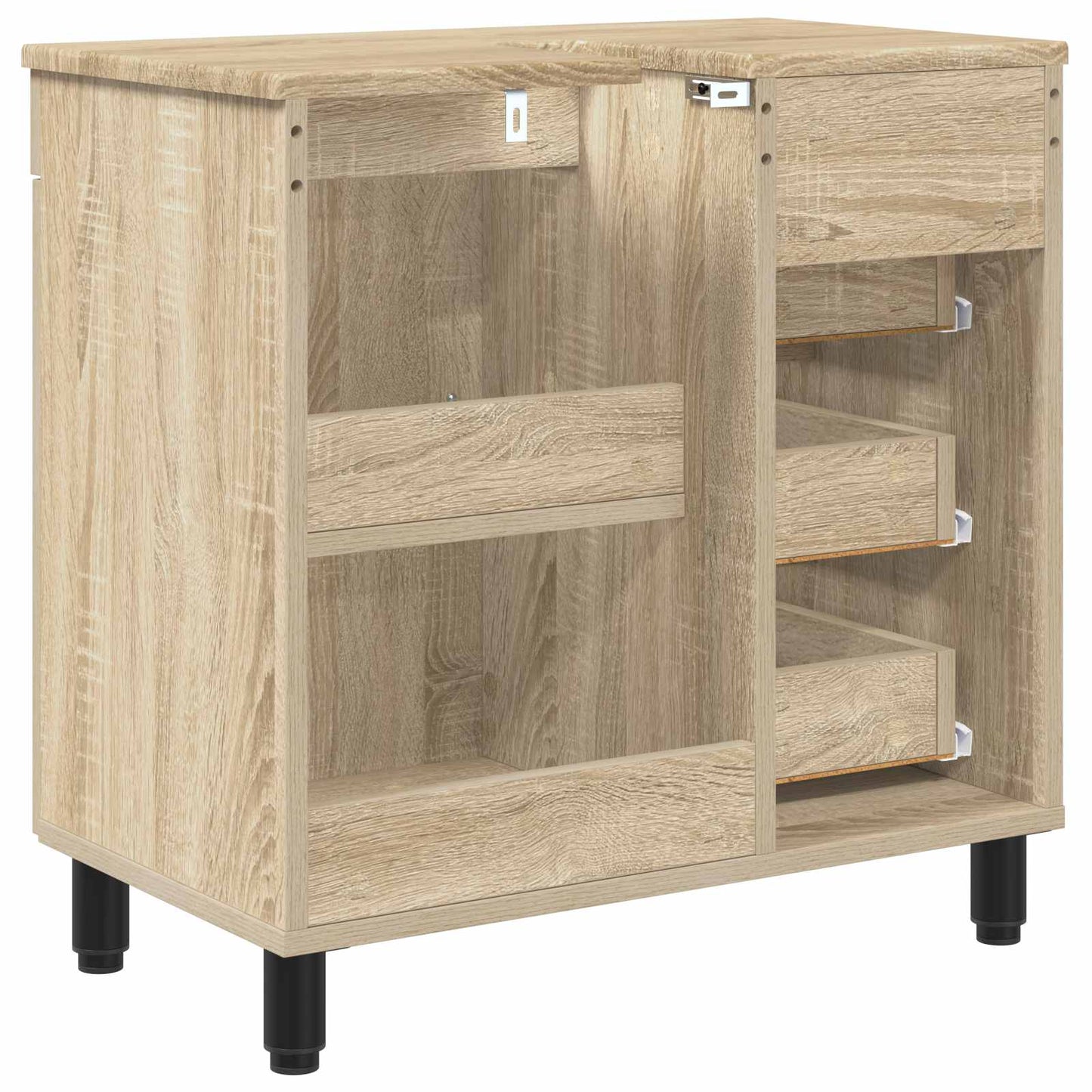 Waschtisch Sonoma-Eiche 60 x 35 x 60 cm Holzwerkstoff