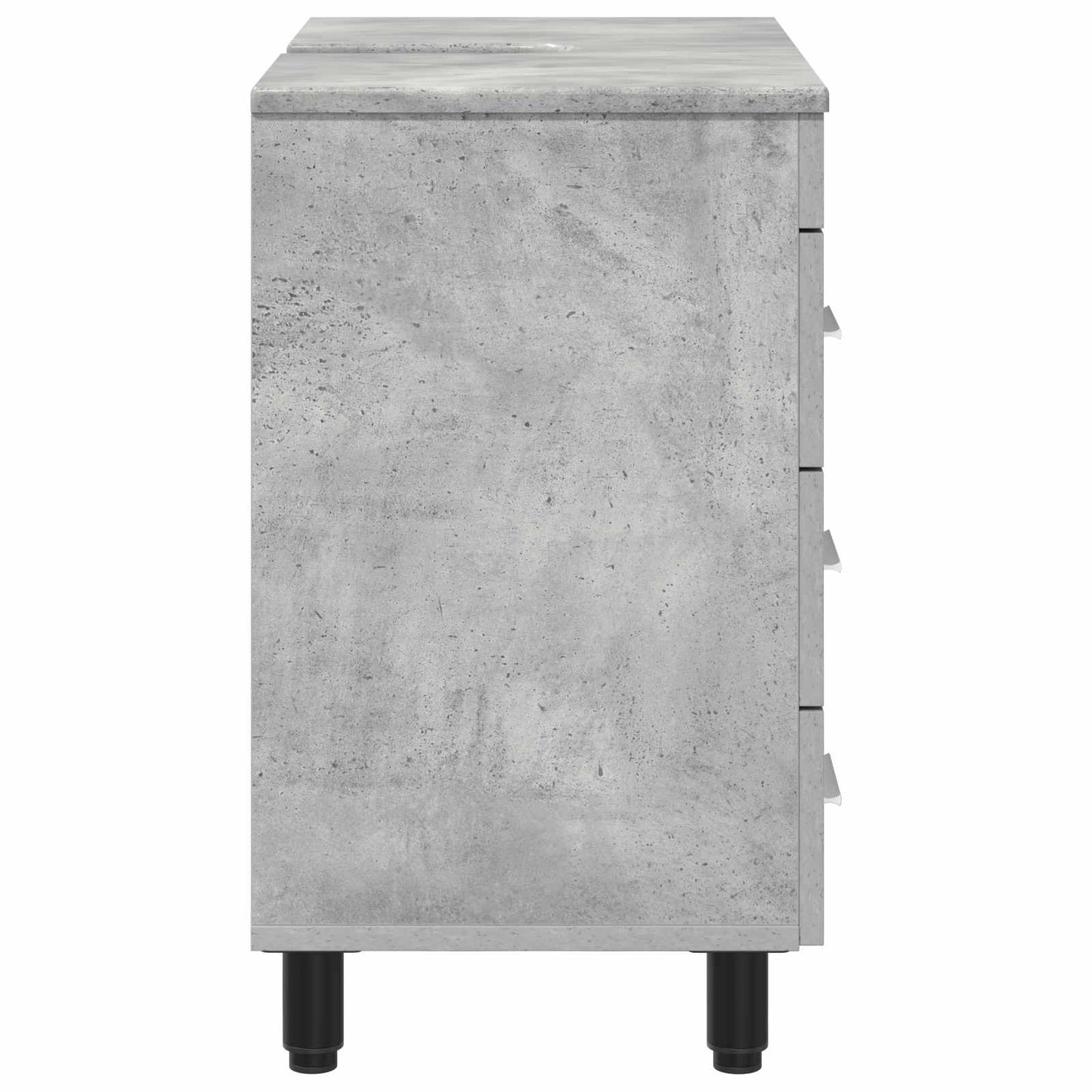 Waschtisch Betongrau 60 x 35 x 60 cm Holzwerkstoff