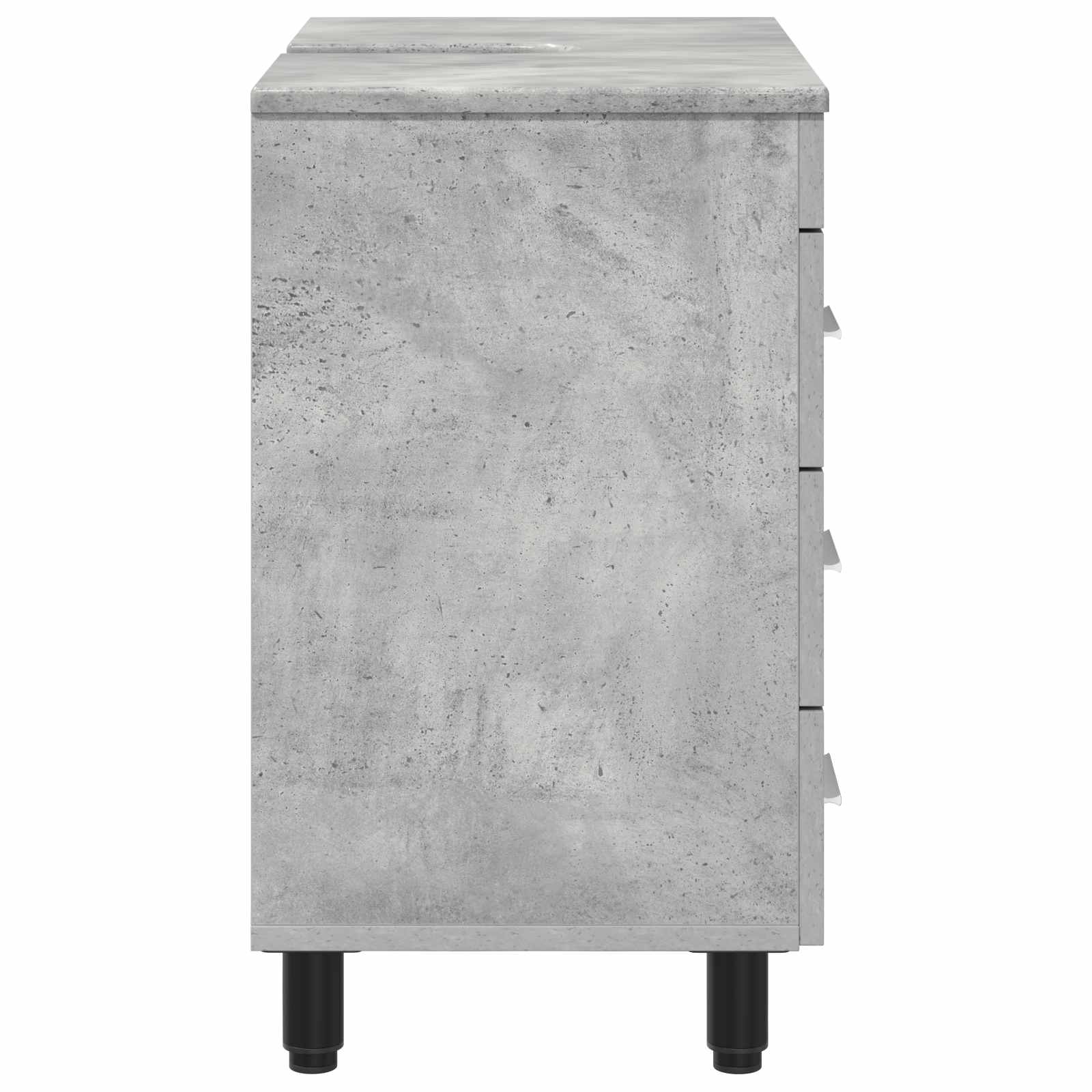 Waschtisch Betongrau 60 x 35 x 60 cm Holzwerkstoff