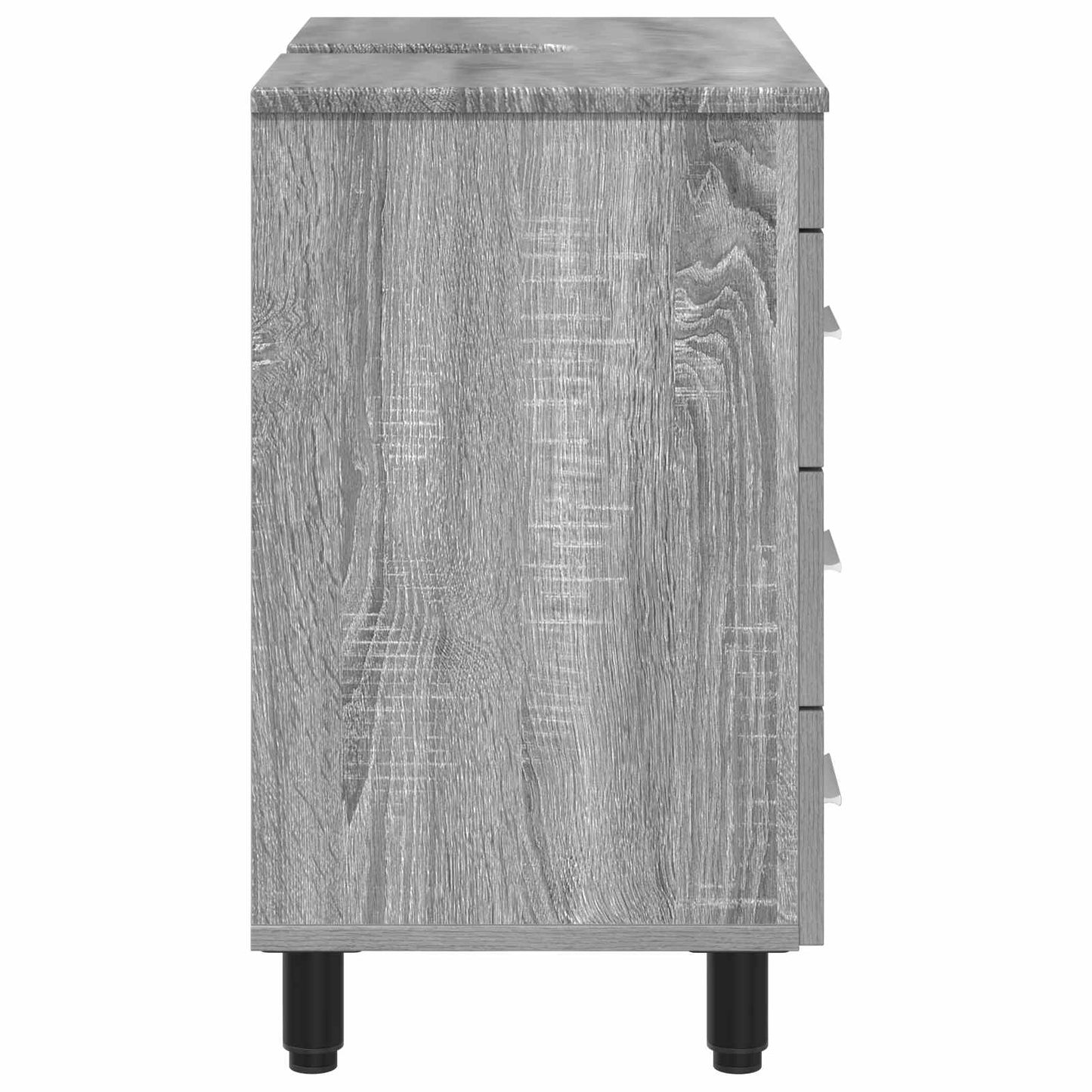 Waschtisch Sonoma-Grau 60 x 35 x 60 cm Holzwerkstoff