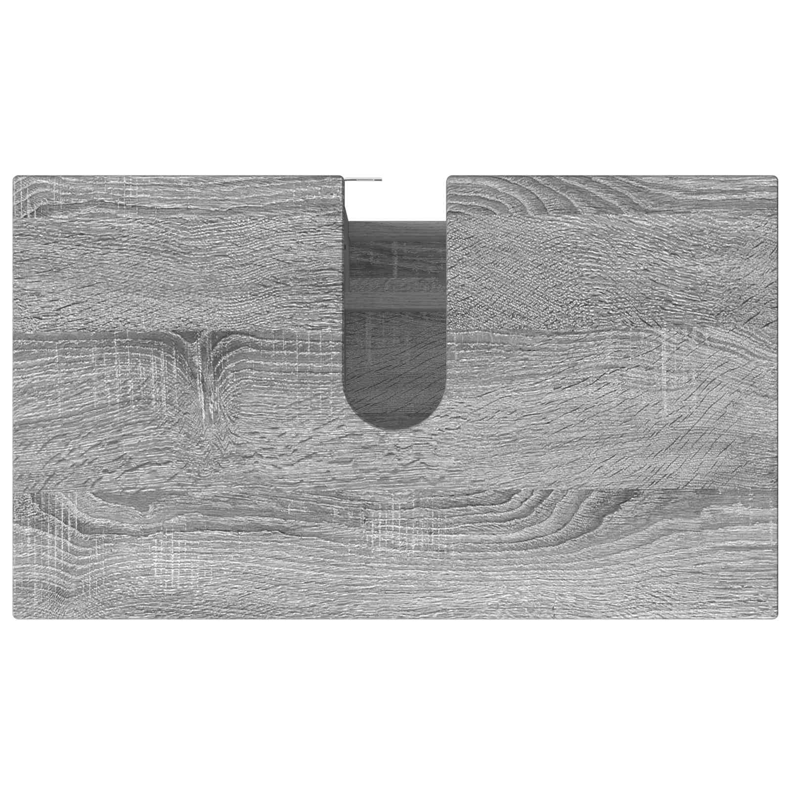 Waschtisch Sonoma-Grau 60 x 35 x 60 cm Holzwerkstoff