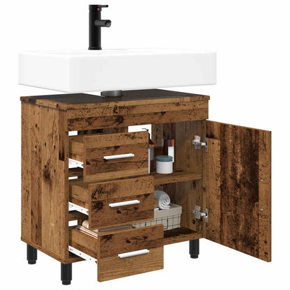 Waschtisch Altholz 60 x 35 x 60 cm Holzwerkstoff