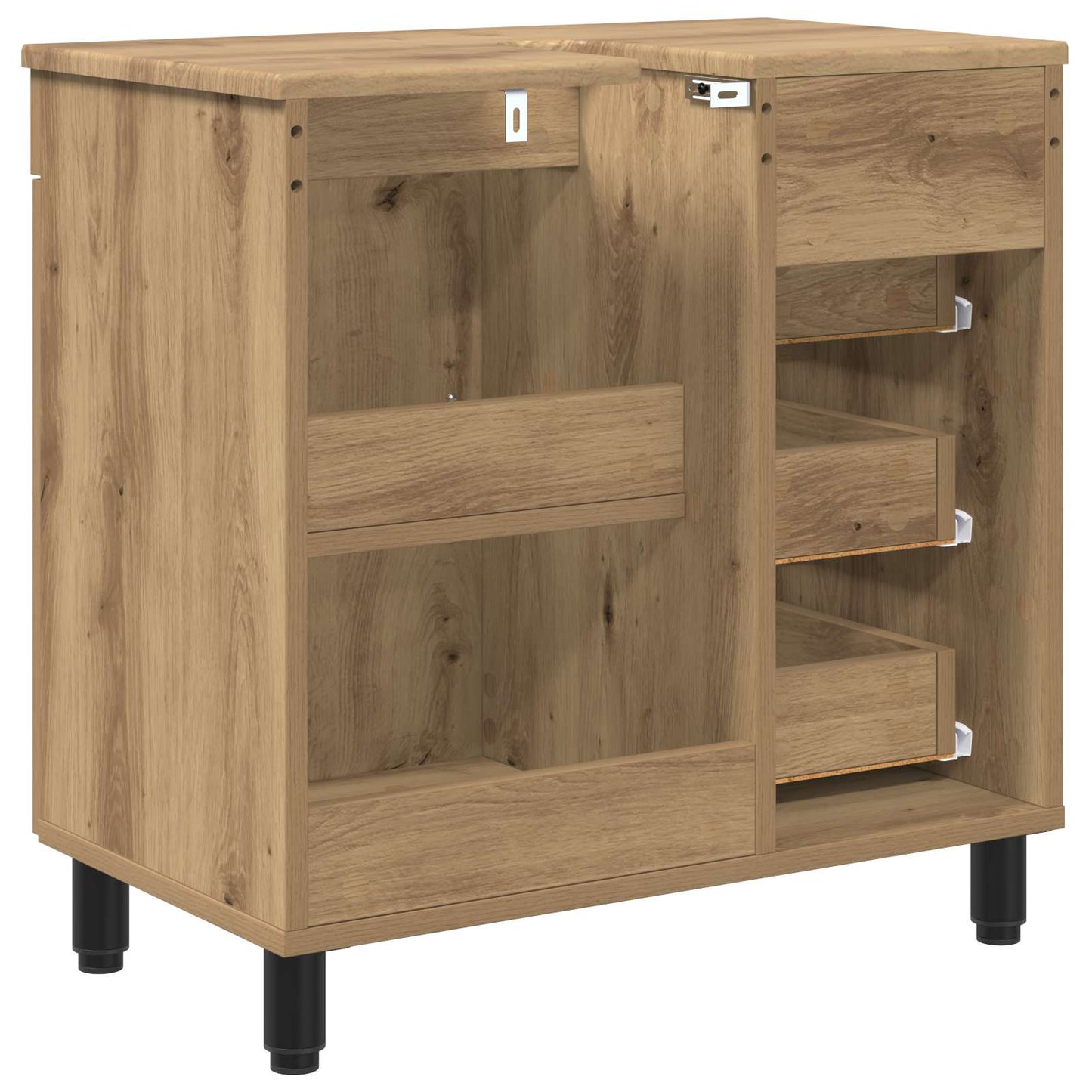 Waschtisch Artisan-Eiche 60 x 35 x 60 cm Holzwerkstoff