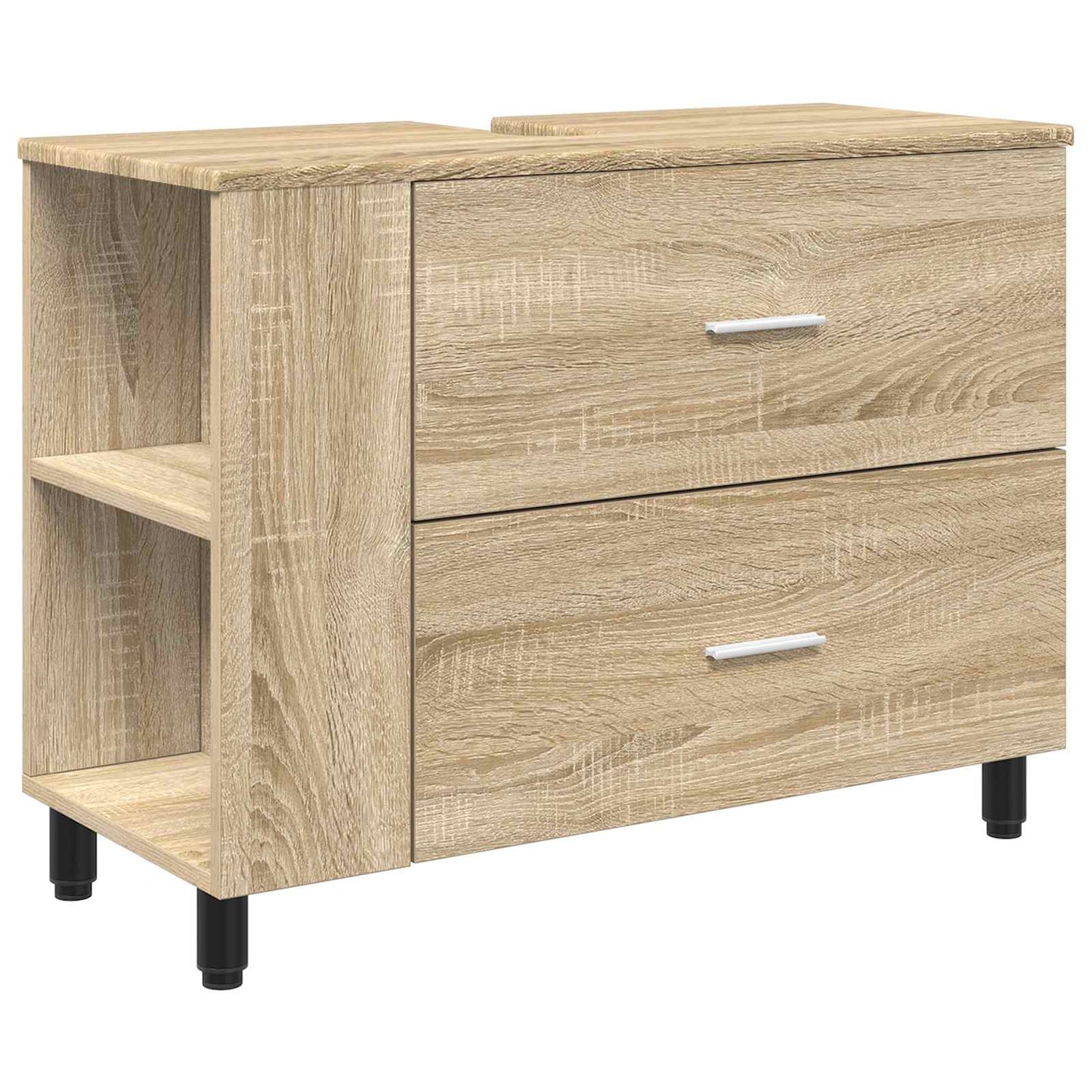 Waschtisch Sonoma-Eiche 80 x 35 x 60 cm Holzwerkstoff