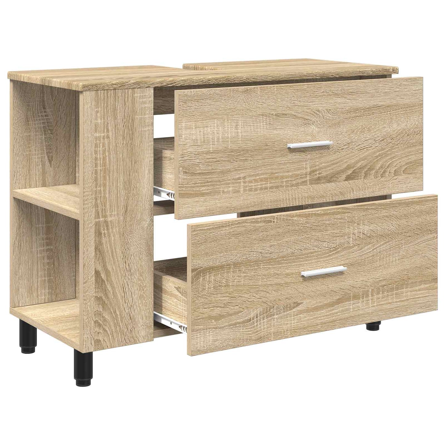 Waschtisch Sonoma-Eiche 80 x 35 x 60 cm Holzwerkstoff