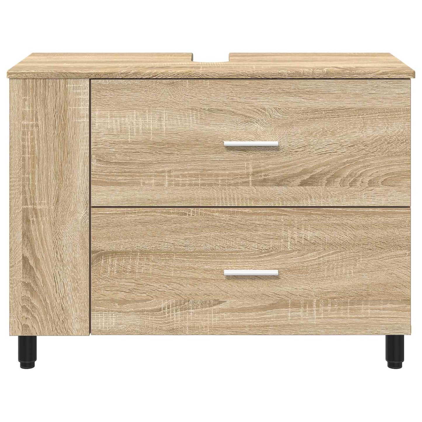 Waschtisch Sonoma-Eiche 80 x 35 x 60 cm Holzwerkstoff