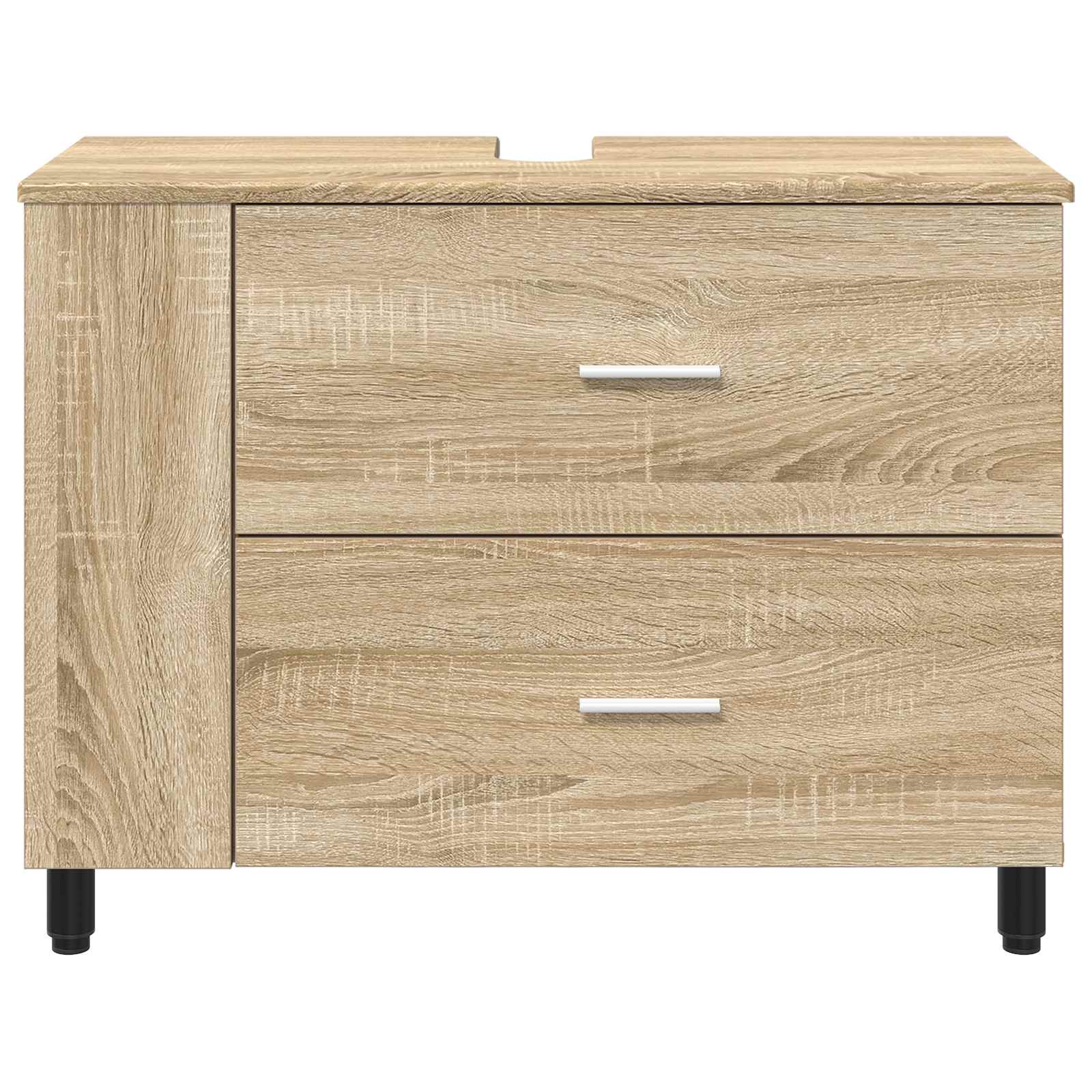 Waschtisch Sonoma-Eiche 80 x 35 x 60 cm Holzwerkstoff