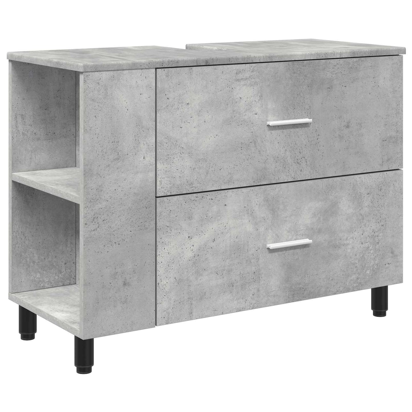 Waschtisch Betongrau 80 x 35 x 60 cm Holzwerkstoff