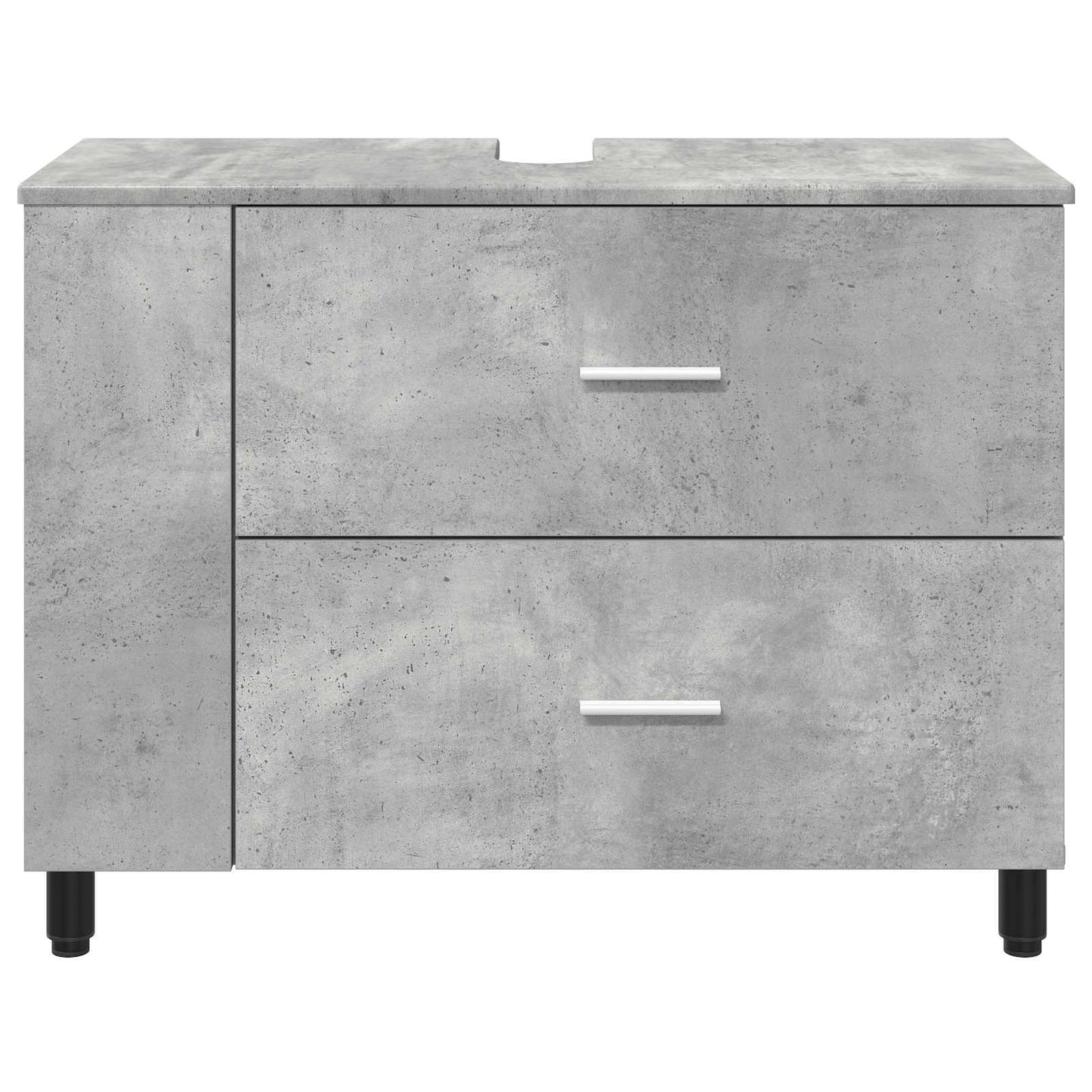 Waschtisch Betongrau 80 x 35 x 60 cm Holzwerkstoff