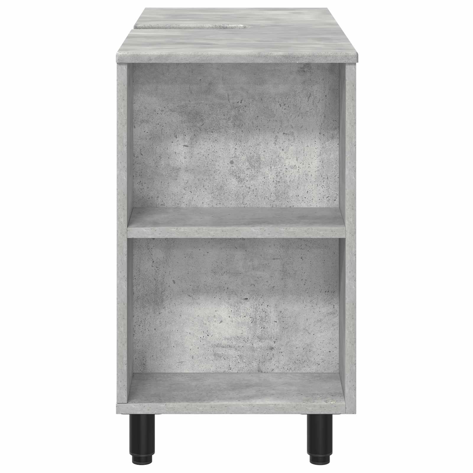 Waschtisch Betongrau 80 x 35 x 60 cm Holzwerkstoff