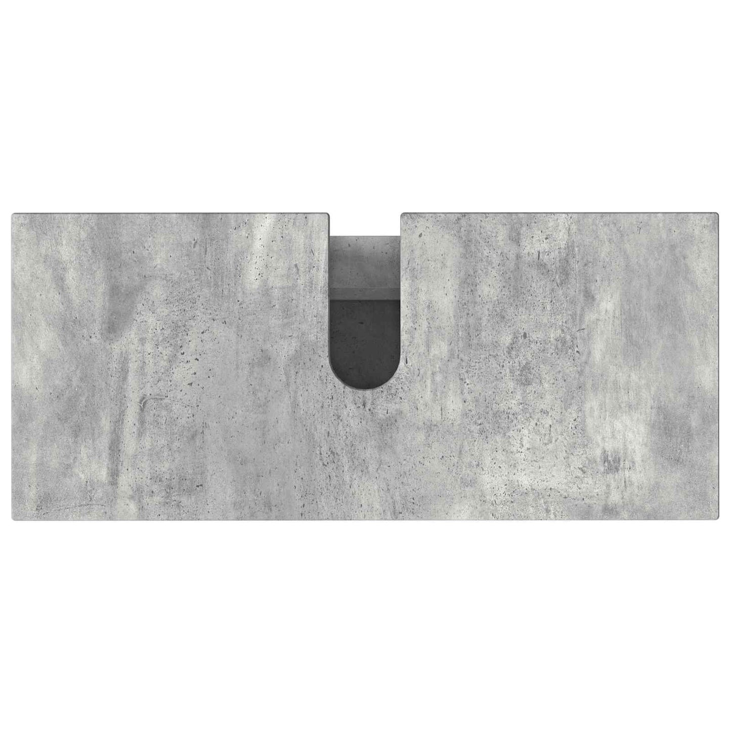Waschtisch Betongrau 80 x 35 x 60 cm Holzwerkstoff