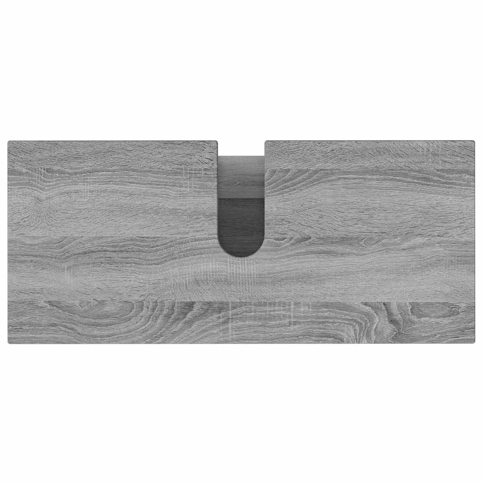 Waschtisch Sonoma-Grau 80 x 35 x 60 cm Holzwerkstoff