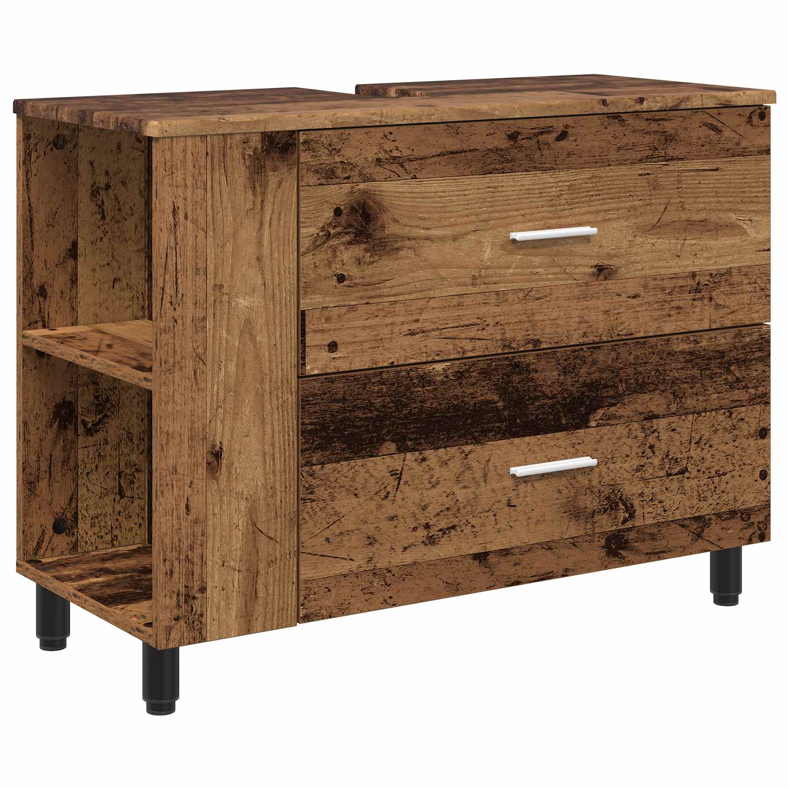 Waschtisch Altholz 80 x 35 x 60 cm Holzwerkstoff