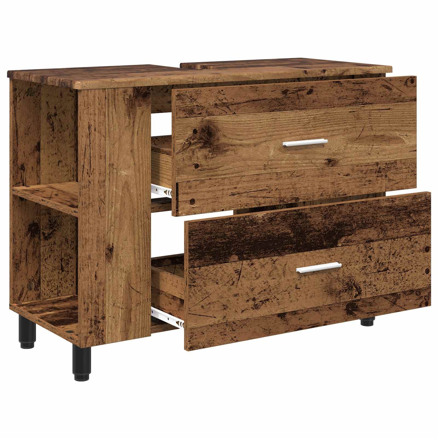 Waschtisch Altholz 80 x 35 x 60 cm Holzwerkstoff