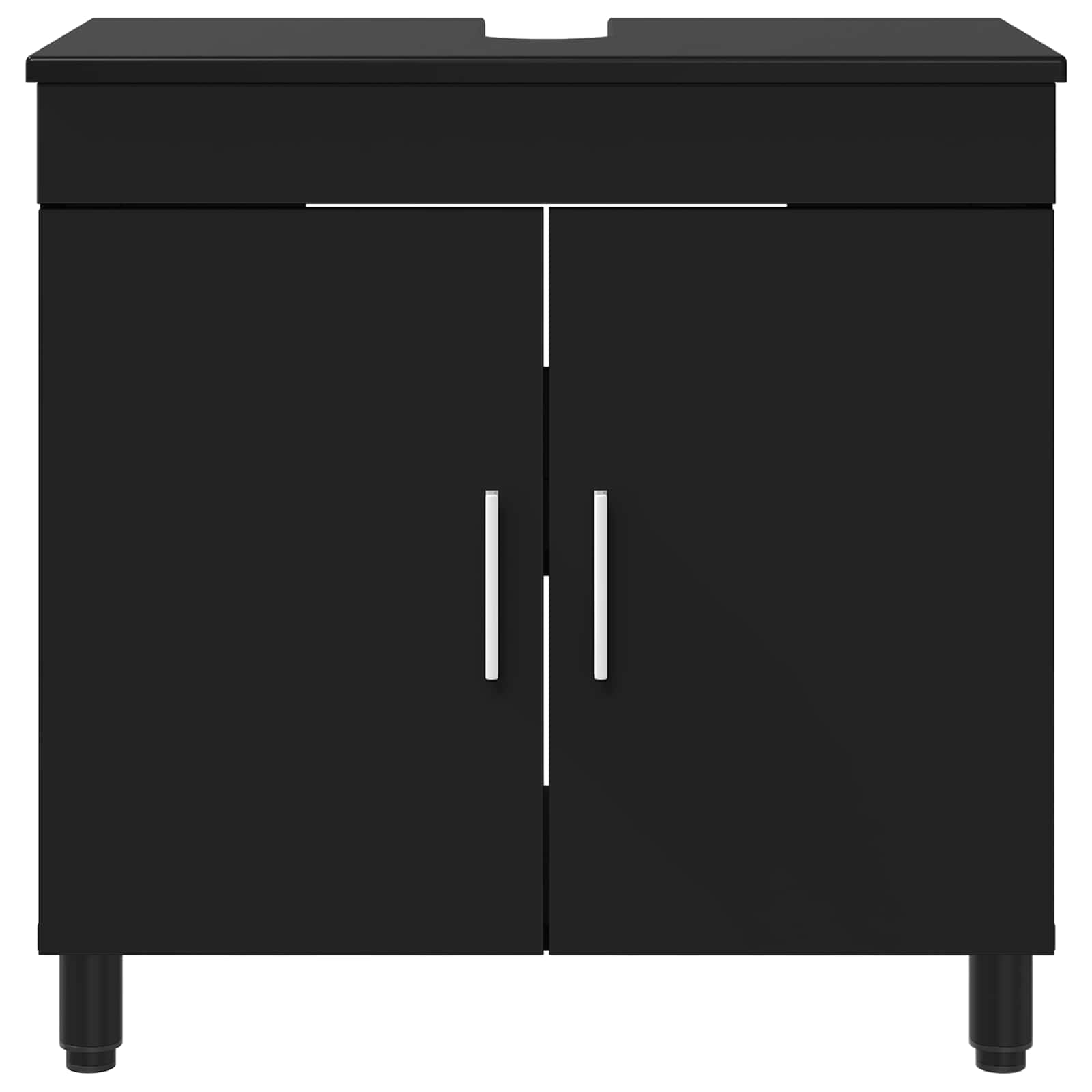 Waschtisch Schwarz 60 x 35 x 60 cm Holzwerkstoff
