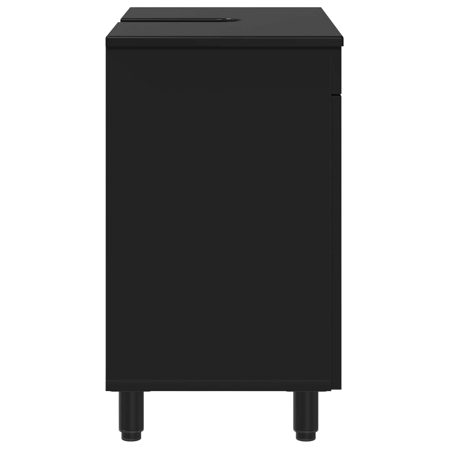Waschtisch Schwarz 60 x 35 x 60 cm Holzwerkstoff