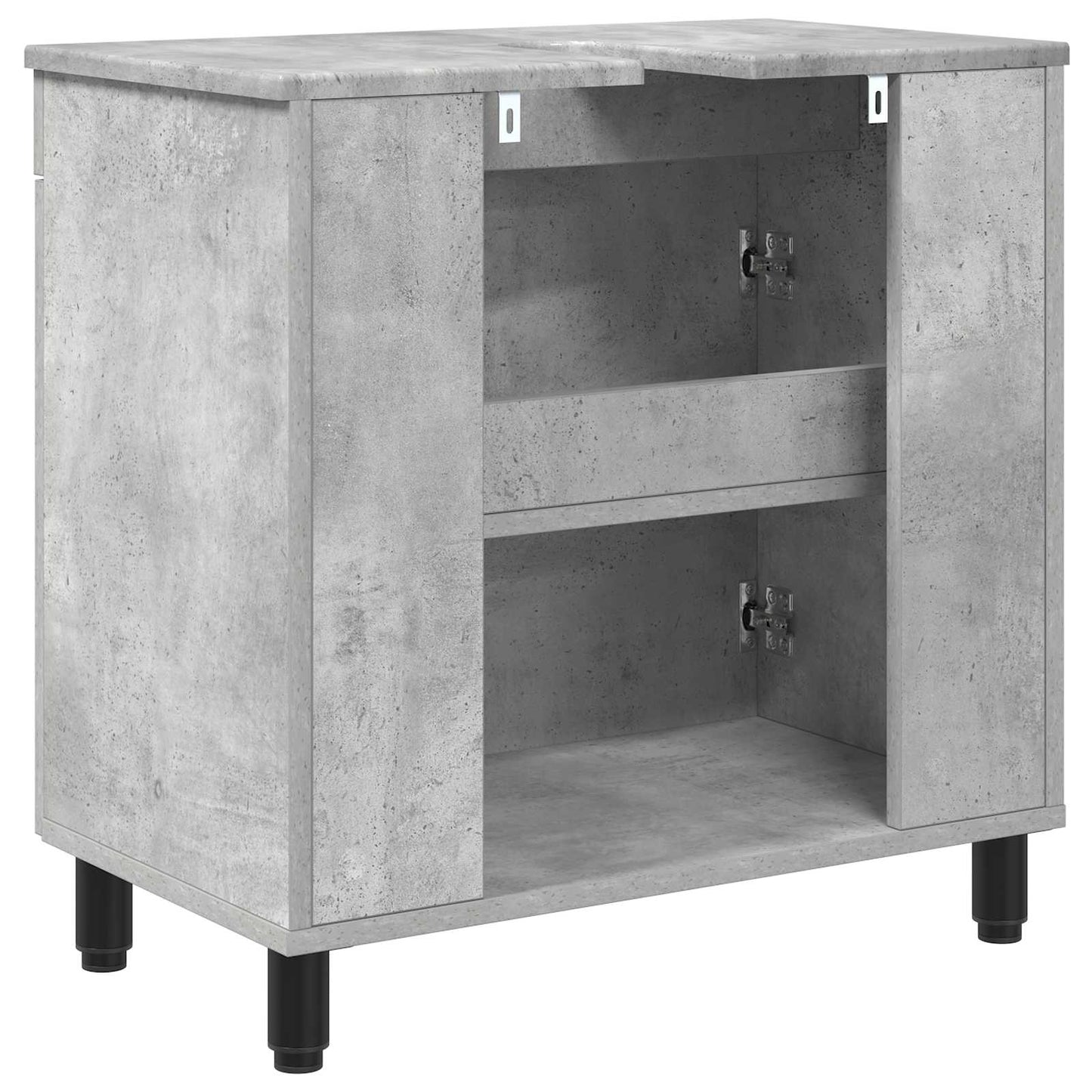 Waschtisch Betongrau 60 x 35 x 60 cm Holzwerkstoff