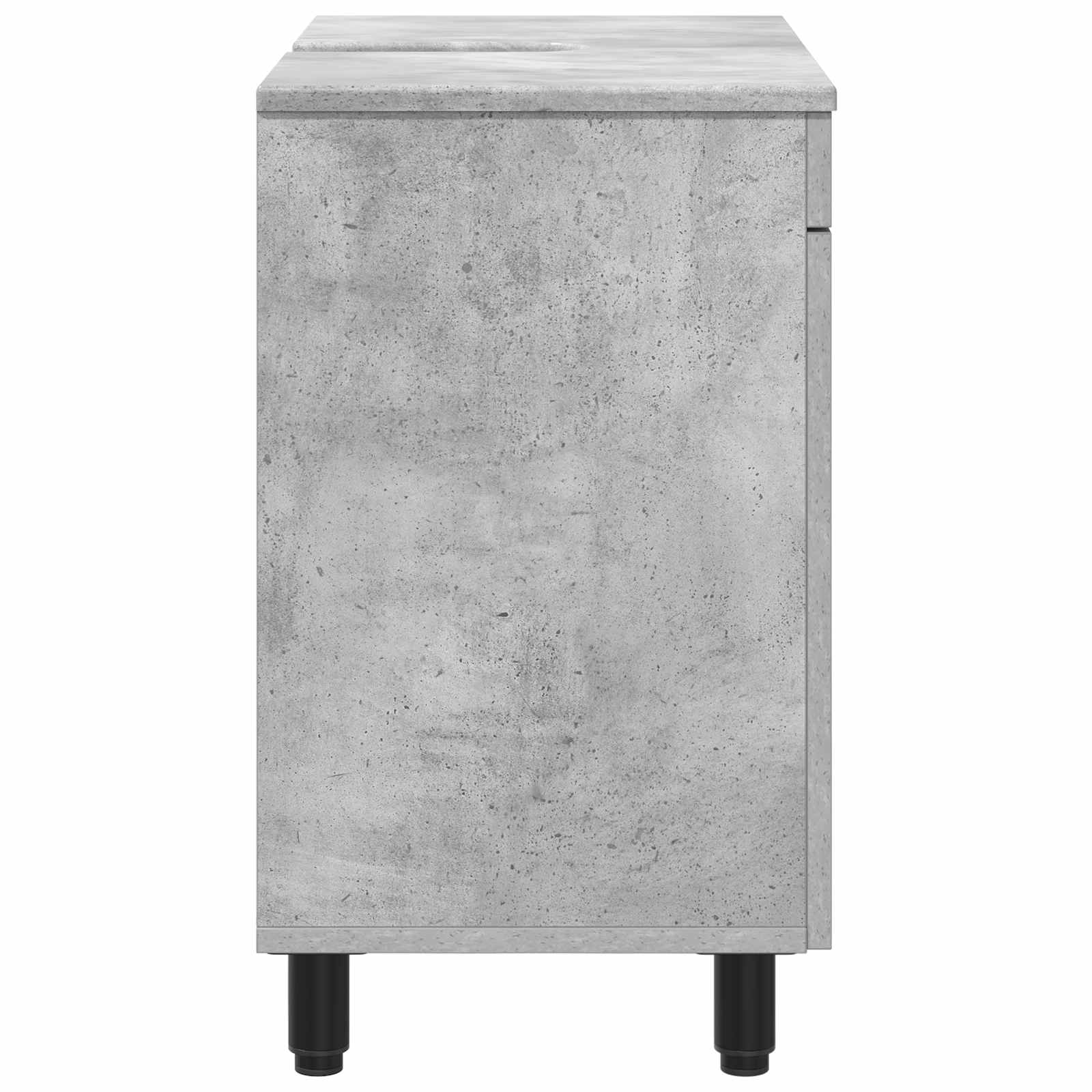 Waschtisch Betongrau 60 x 35 x 60 cm Holzwerkstoff