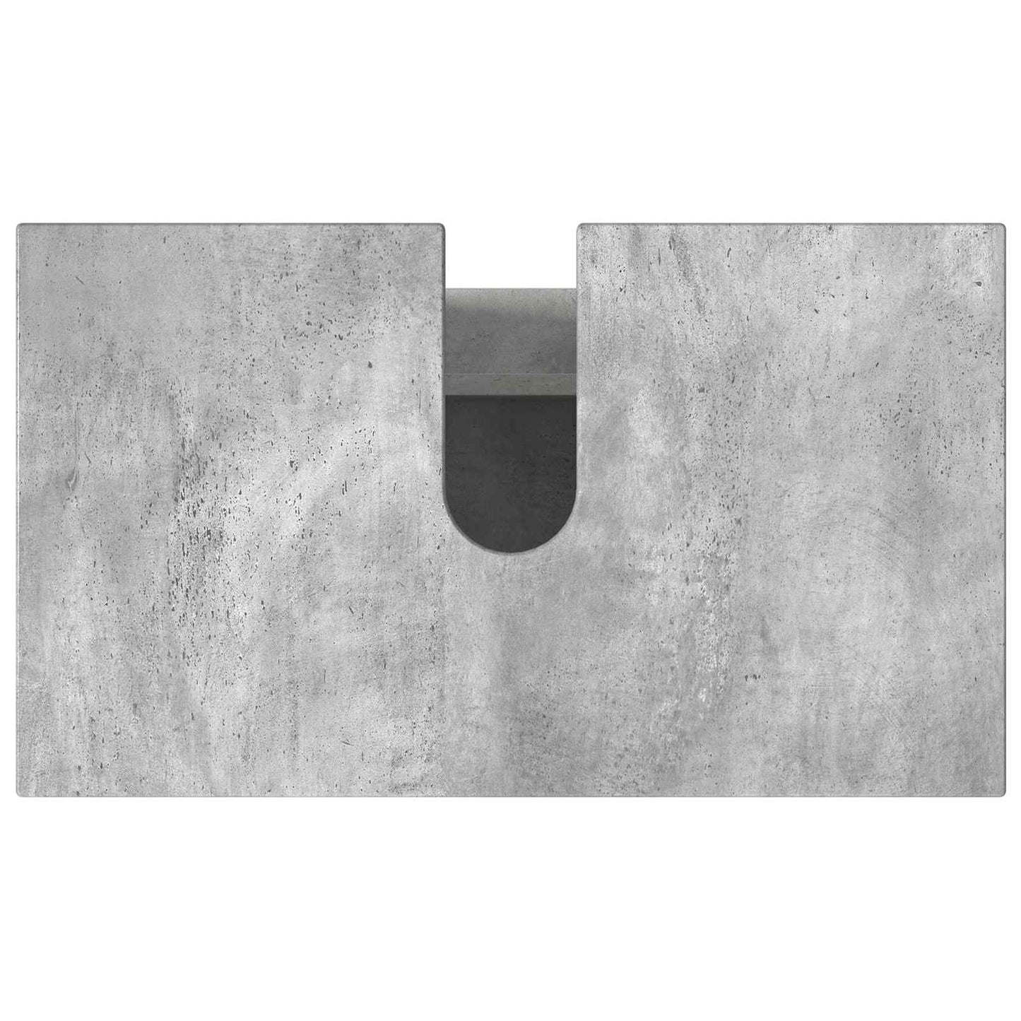 Waschtisch Betongrau 60 x 35 x 60 cm Holzwerkstoff