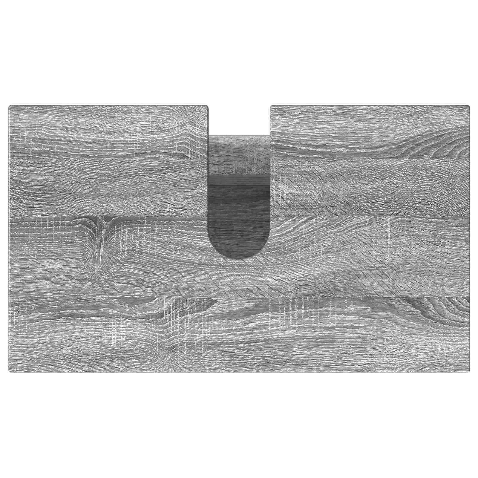 Waschtisch Grau Sonoma 60 x 35 x 60 cm Holzwerkstoff