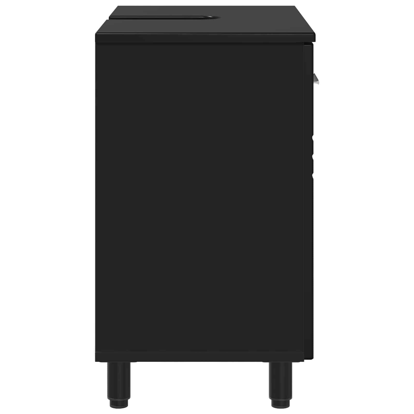 Waschtisch Schwarz 60 x 35 x 60 cm Holzwerkstoff