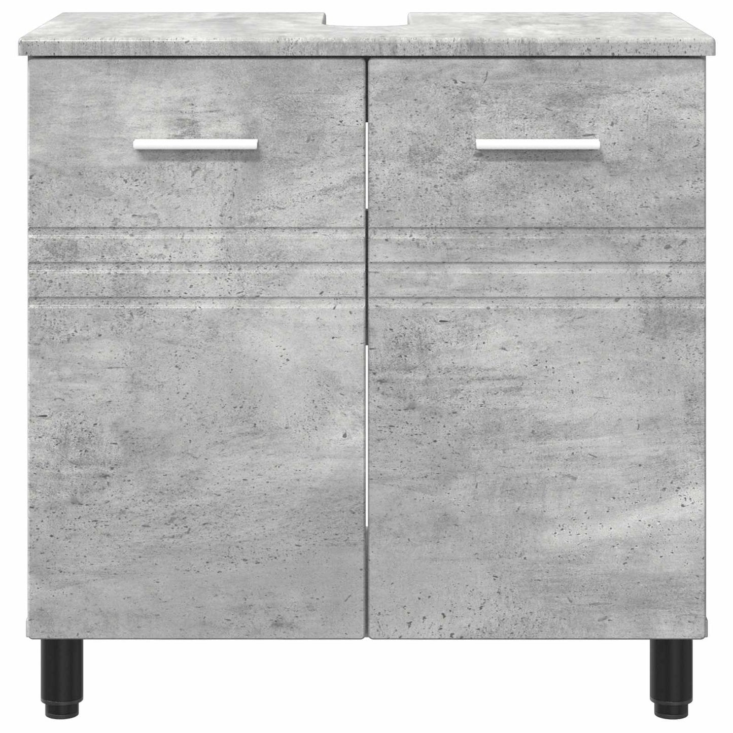 Waschtisch Betongrau 60 x 35 x 60 cm Holzwerkstoff