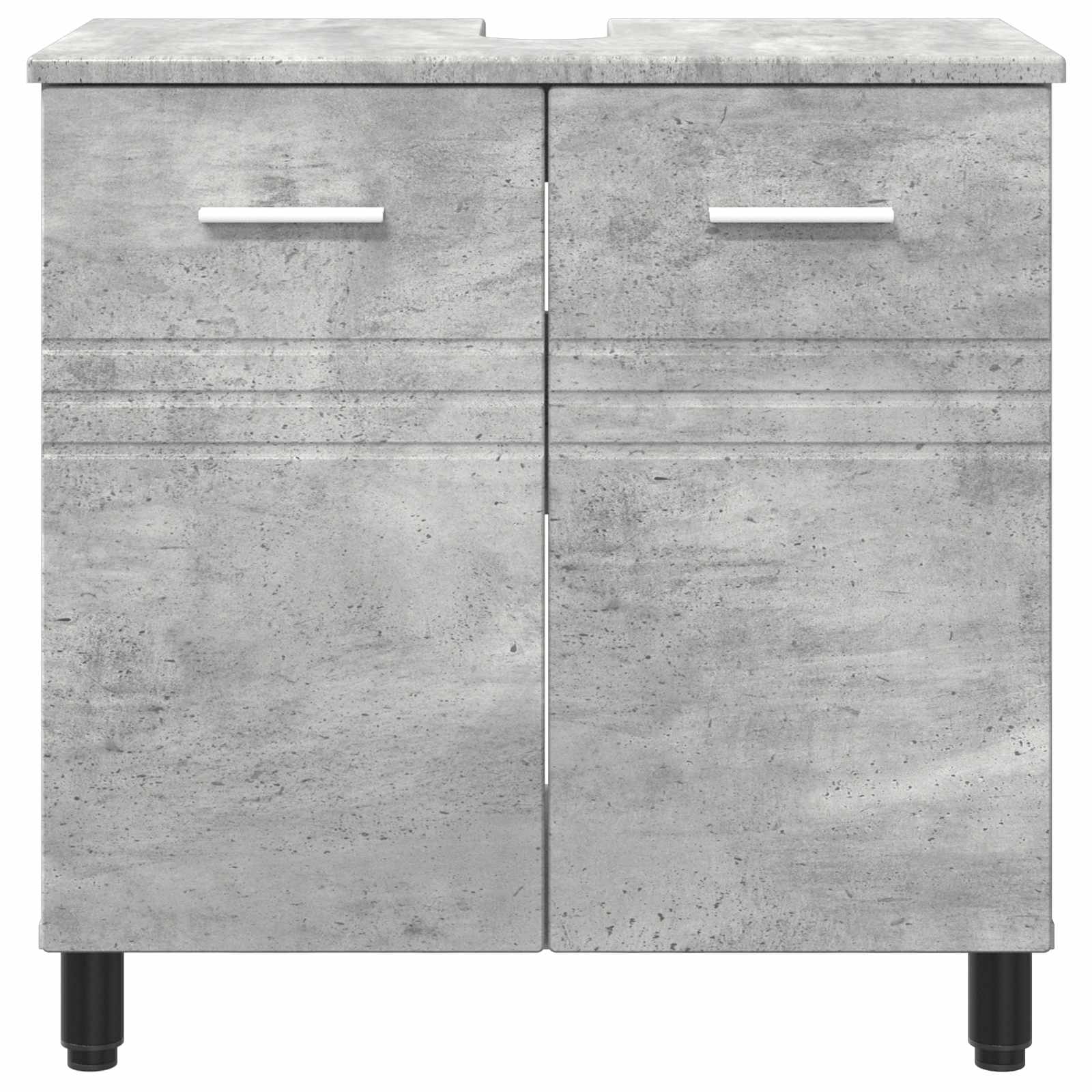 Waschtisch Betongrau 60 x 35 x 60 cm Holzwerkstoff