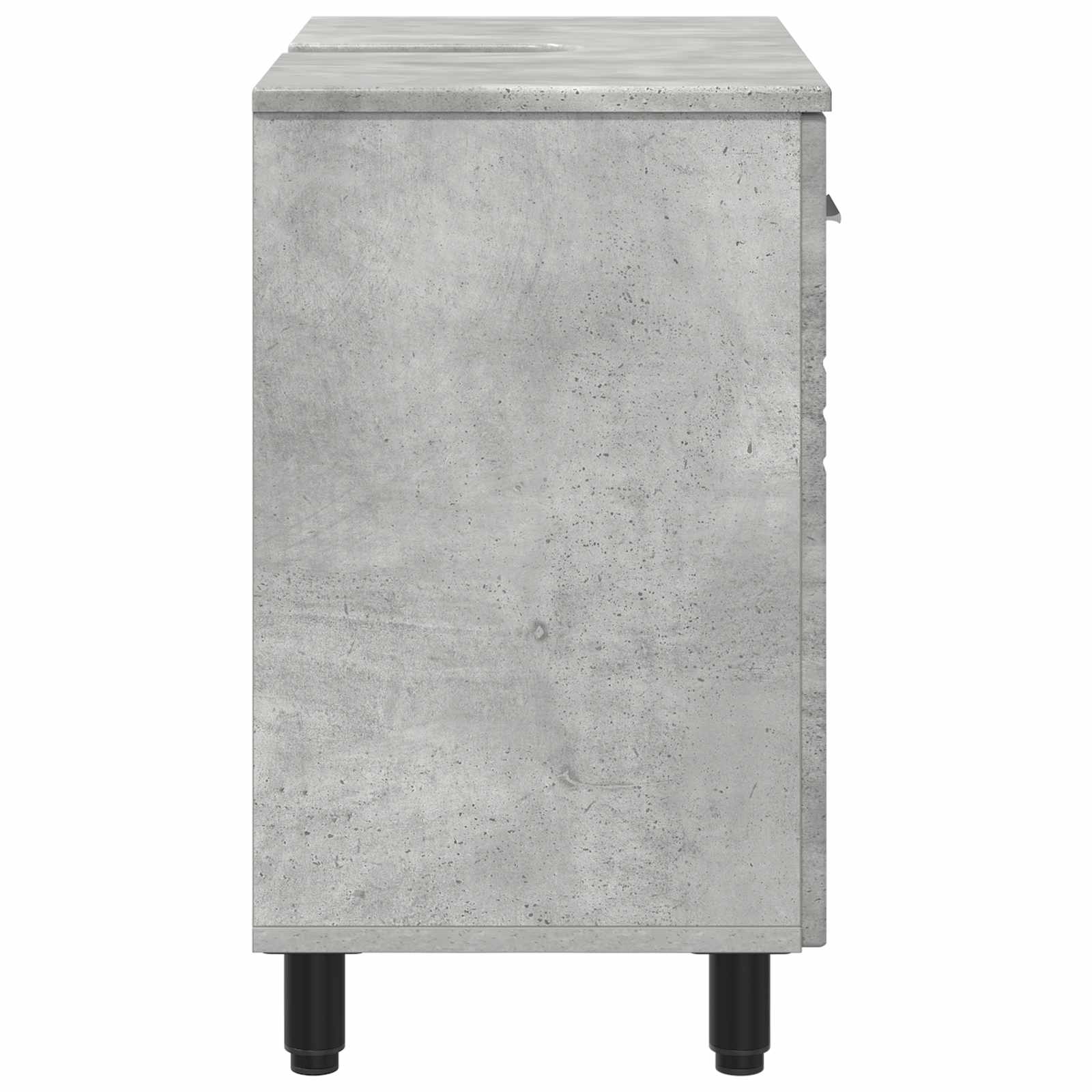 Waschtisch Betongrau 60 x 35 x 60 cm Holzwerkstoff