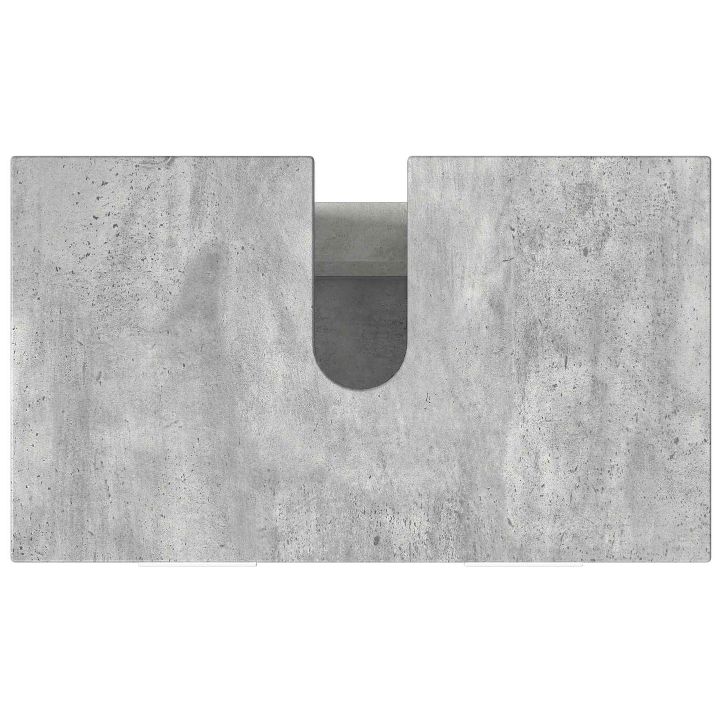 Waschtisch Betongrau 60 x 35 x 60 cm Holzwerkstoff
