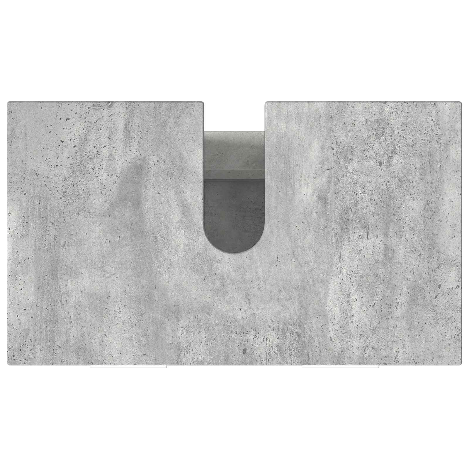 Waschtisch Betongrau 60 x 35 x 60 cm Holzwerkstoff