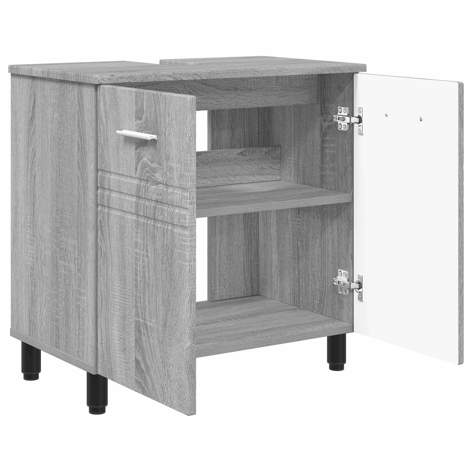 Waschtisch Grau Sonoma 60 x 35 x 60 cm Holzwerkstoff