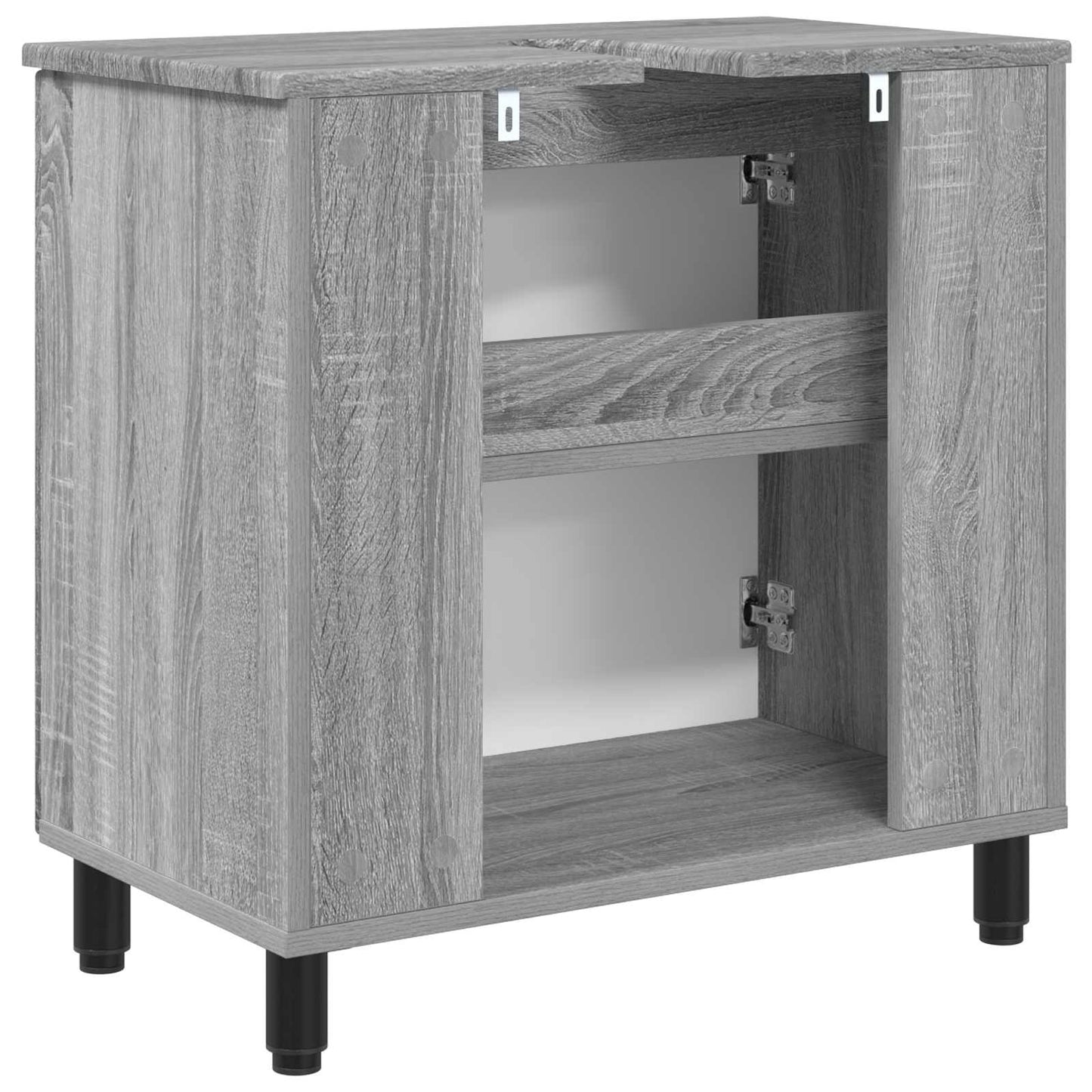Waschtisch Grau Sonoma 60 x 35 x 60 cm Holzwerkstoff