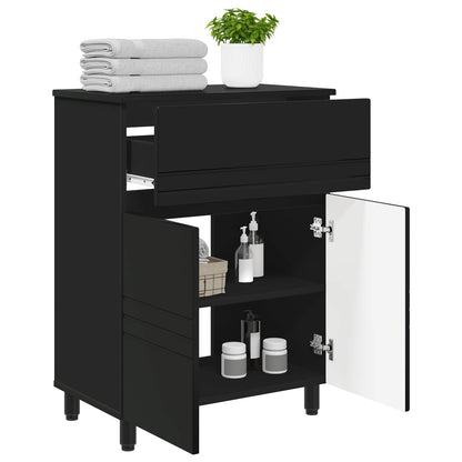 Waschtisch Schwarz 60 x 35 x 80 cm Holzwerkstoff