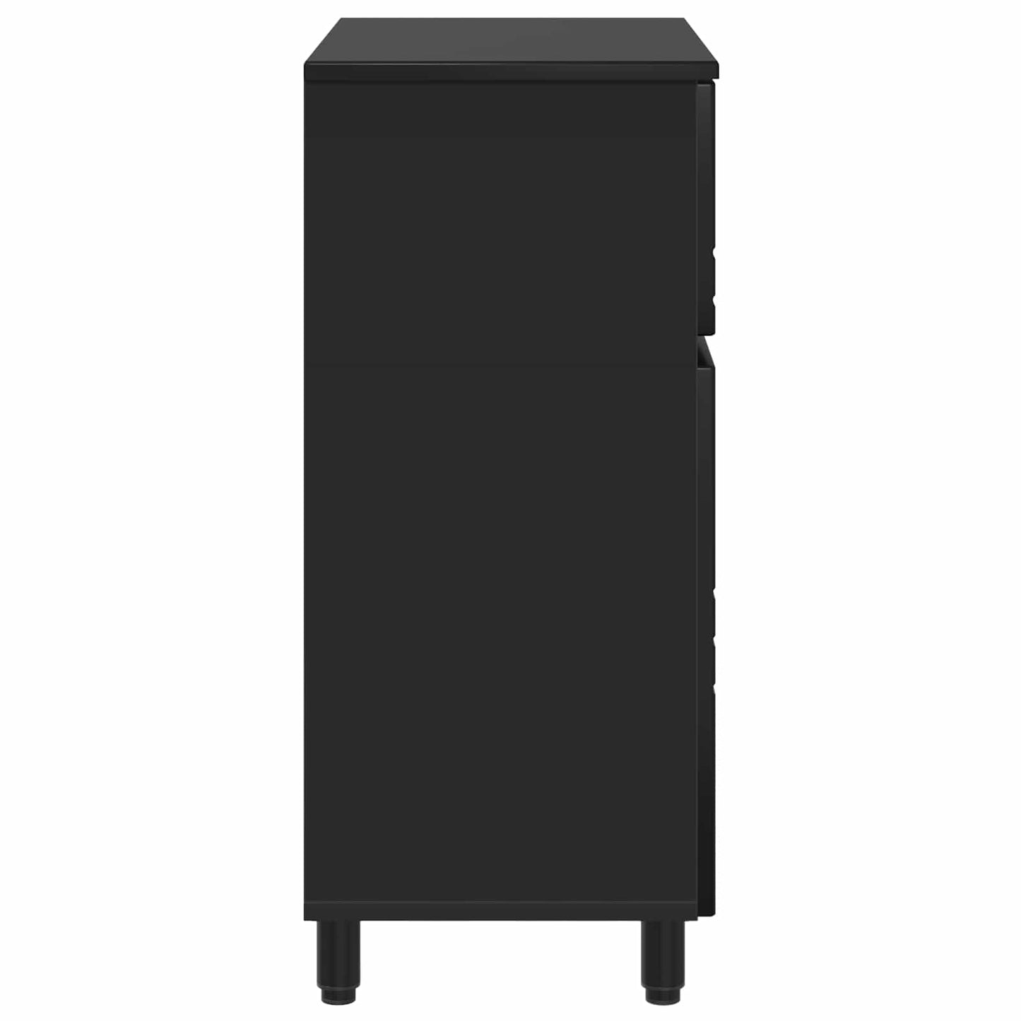 Waschtisch Schwarz 60 x 35 x 80 cm Holzwerkstoff