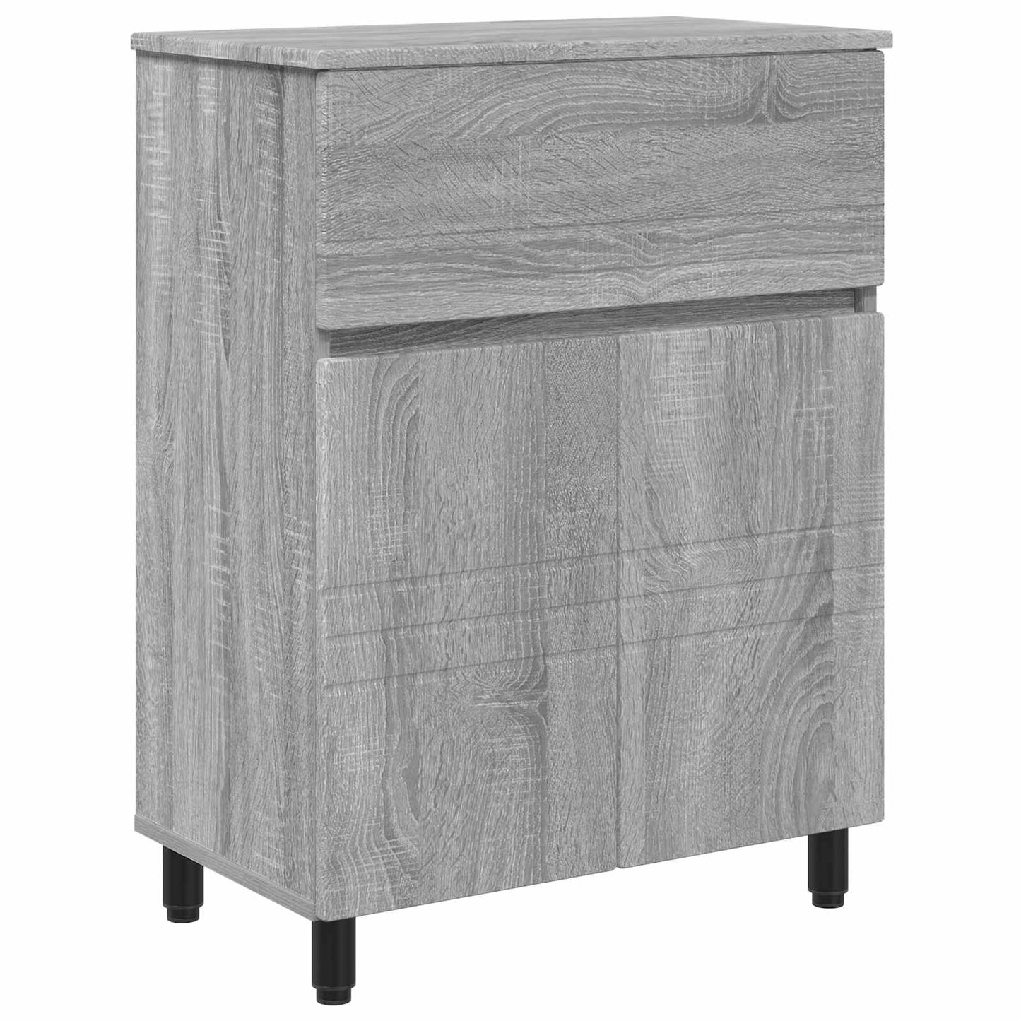 Waschtisch Sonoma-Grau 60 x 35 x 80 cm Holzwerkstoff